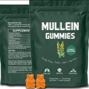 Mullein Gummies for Lung Clean 2 packet